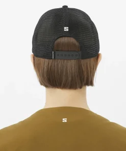 Salomon Logo Trucker Cap Deep Black