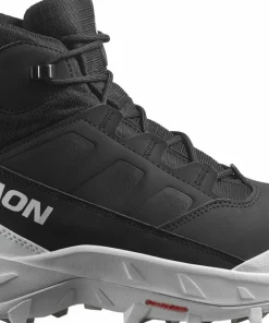 Best Salomon Men's Crosstrak Waterproof Black/Black/White Black / Black / White