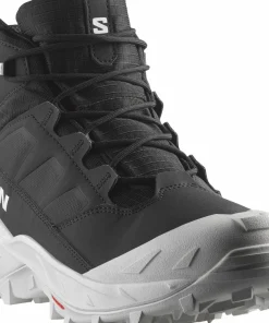 Best Salomon Men's Crosstrak Waterproof Black/Black/White Black / Black / White