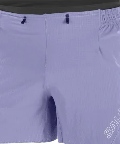 Online Salomon Men's Sense Aero 5'' Shorts Blue Granite Blue Granite/