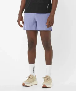 Online Salomon Men's Sense Aero 5'' Shorts Blue Granite Blue Granite/