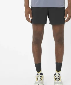 Discount Salomon Men's Shkout Easy Shorts 5” Deep Black Deep Black/