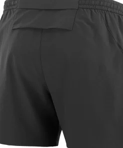Discount Salomon Men's Shkout Easy Shorts 5” Deep Black Deep Black/