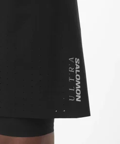 New Salomon Men's S/Lab Ultra 2in1 Deep Black/Deep Black Deep Black/Deep Black/