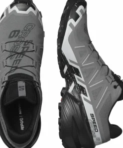 Clearance Salomon Men's Speedcross 6 Quiet Shade/Black/Pearl Blue