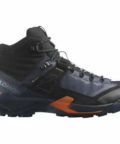 New Salomon Men's X Ultra Alpine Mid GORE-TEX Blue Nights/Black/Red Orange Blue Nights / Black / Red Orange
