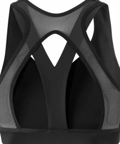 Clearance Salomon Women's Cross Run Sports Bra Deep Black DEEP BLACK/