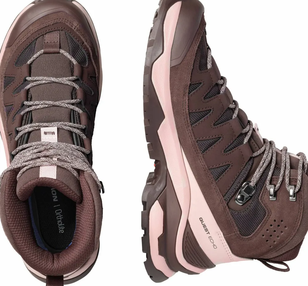 New Salomon Women's Quest Echo GORE-TEX Black Coffee/Shadow Gray/Black