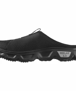 Discount Salomon Women's Reelax Slide 6.0 Black/Black/Alloy