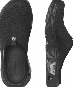 Discount Salomon Women's Reelax Slide 6.0 Black/Black/Alloy