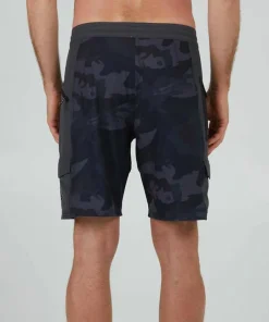 Sale Salty Crew Men's Transom Utility Boardshort Black Camo