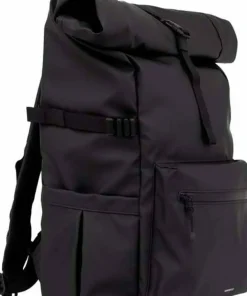 Clearance Sandqvist Stream Rolltop Backpack L Black
