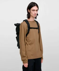 Clearance Sandqvist Stream Rolltop Backpack L Black