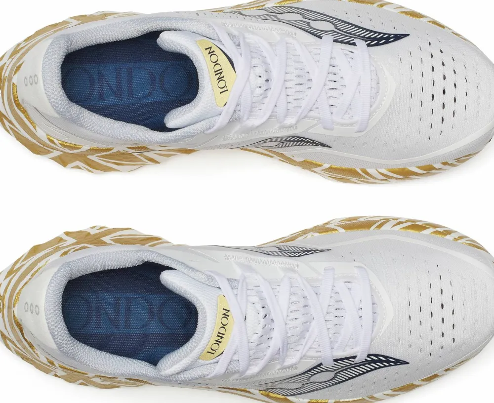 Best Saucony Men's Endorphin Speed 4 White/Gold
