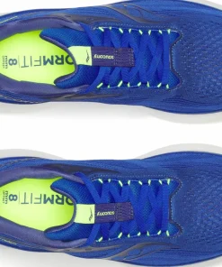 Online Saucony Men's Ride 18 Lapis/Citron