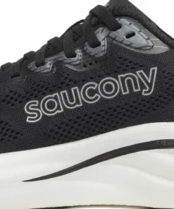 Discount Saucony Men's Ride 19 Wide Black/Silver