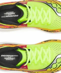 Outlet Saucony Women's Endorphin Azura Citron/Black