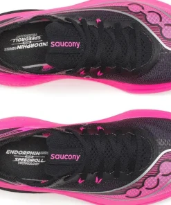 Clearance Saucony Women's Endorphin Pro 5 Black/Shock
