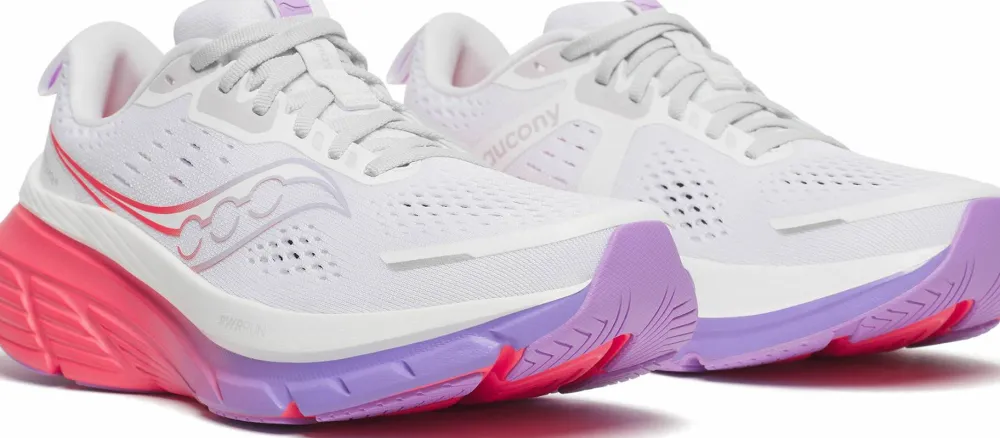 Sale Saucony Women's Guide 18 White/Crocus