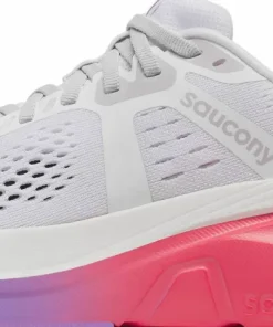 Sale Saucony Women's Guide 18 White/Crocus