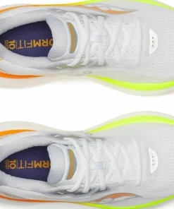 Clearance Saucony Women's Triumph 23 White/Citron