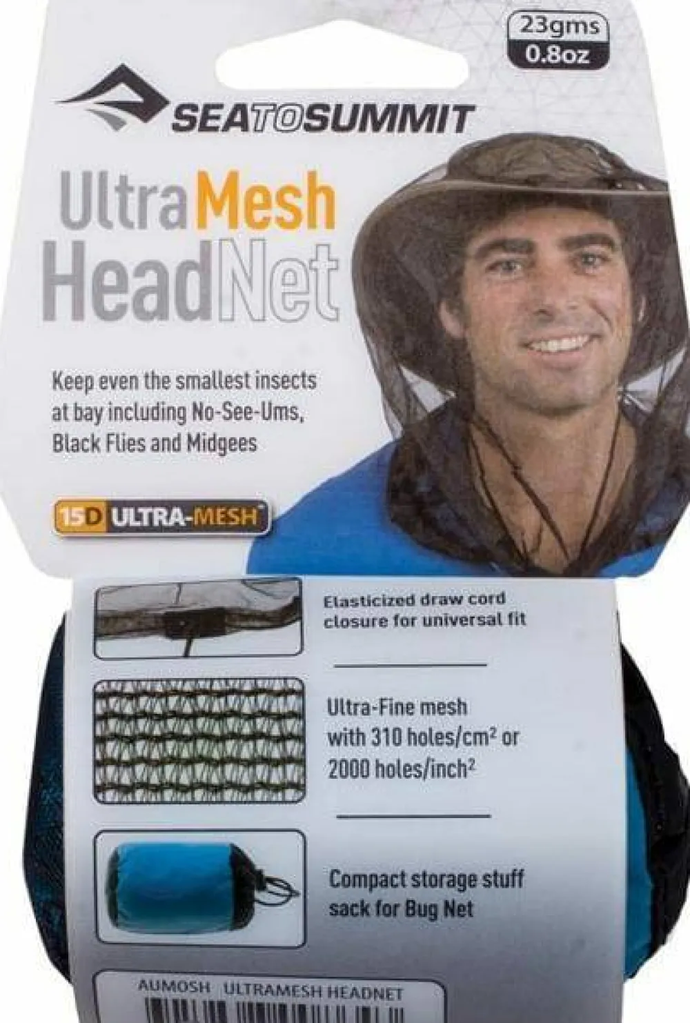 Clearance Sea To Summit Mosquito Headnet Ultramesh Black