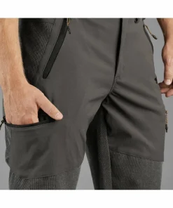 Hot Seeland Men's Outdoor Reinforced Trousers Raven
