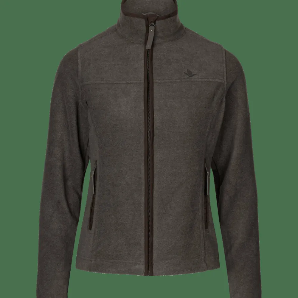 New Seeland Women's Woodcock Ivy Fleece Jacket Dark Grey Melange