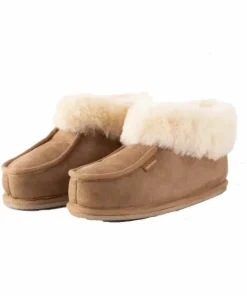 New Shepherd of Sweden Women's Lena Slipper Chestnut