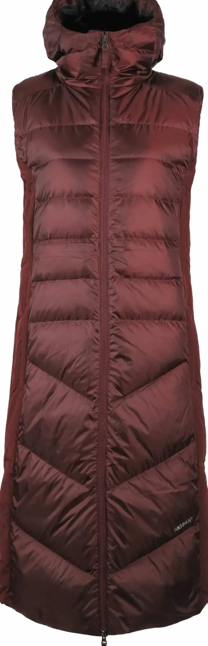 Clearance Skhoop Women's Melina Down Vest Chestnut