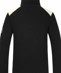 Outlet Skogstad Juniors' Gausta Merinoull Blanding Half-Zip Black