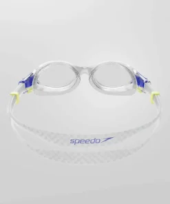 Sale Speedo Juniors' Biofuse 2.0 Clear/Blue
