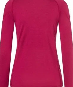 super.natural Women's Arctic230 Zip 1/4 Sangria