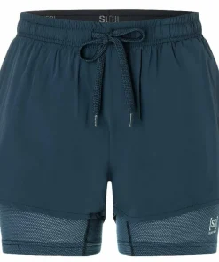 Clearance super.natural Women's Double Layer Shorts Blueberry