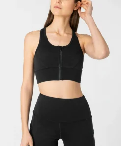 Hot super.natural Women's Motion Zip Top Jet Black