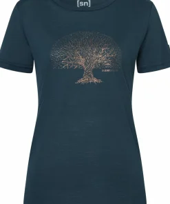 super.natural Women's Tree Of Knowledge Tee Blueberry/Copper