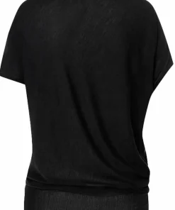 super.natural Women's Yoga Loose Tee Jet Black