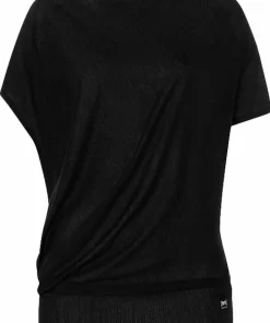 super.natural Women's Yoga Loose Tee Jet Black