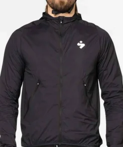 New Sweet Protection Men's Hunter Hooded Wind Jacket Black