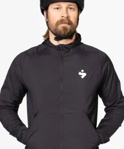 New Sweet Protection Men's Hunter Hooded Wind Jacket Black