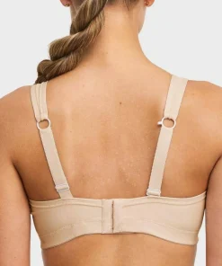 Clearance Swegmark Core Sports Bra Moulded Cups Beige