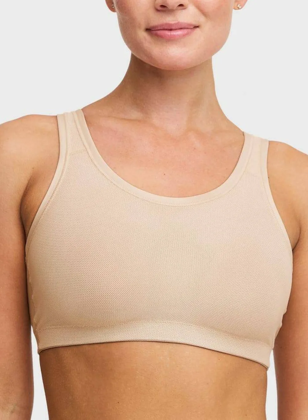 Clearance Swegmark Core Sports Bra Moulded Cups Beige