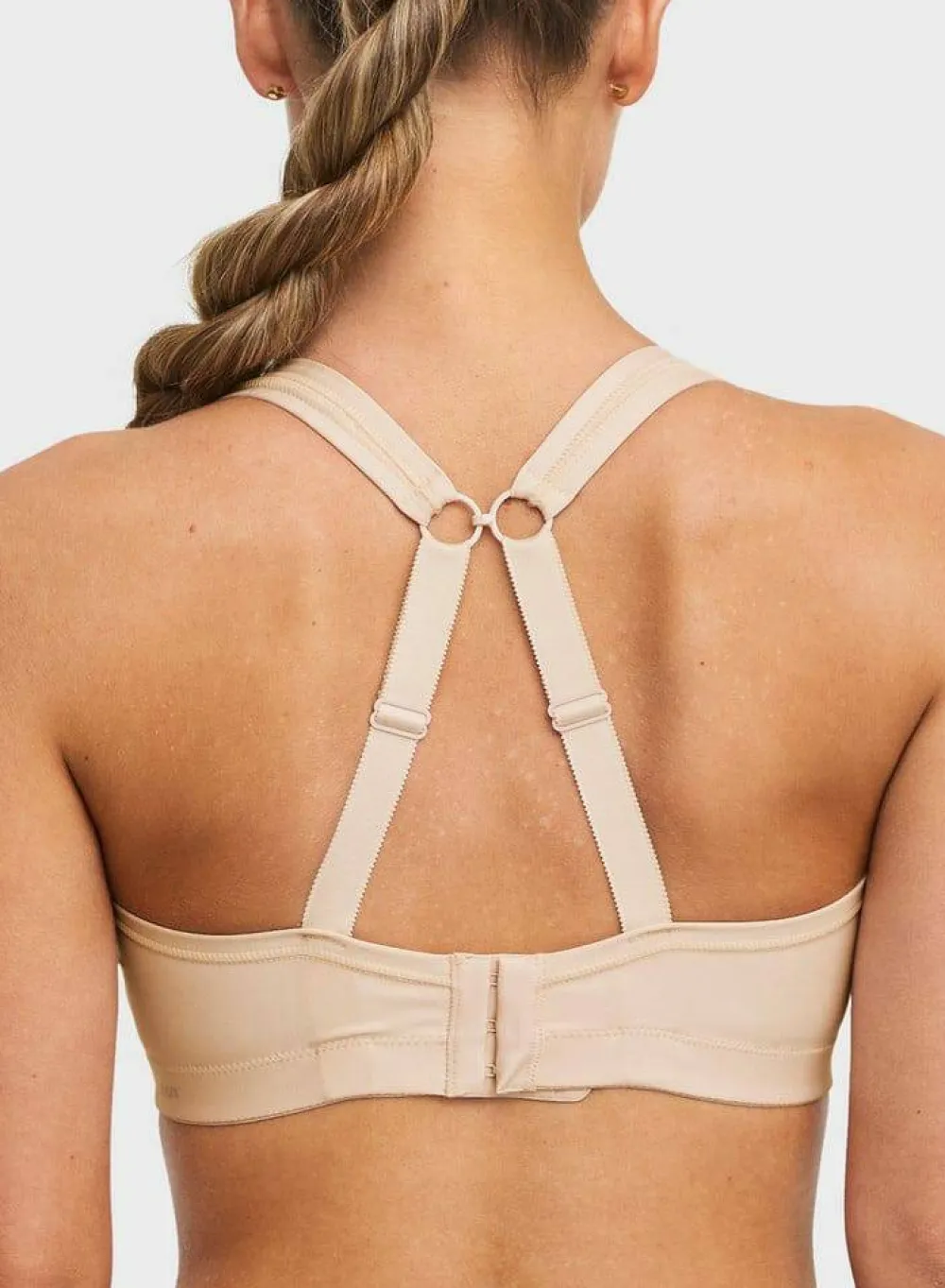 Clearance Swegmark Core Sports Bra Moulded Cups Beige