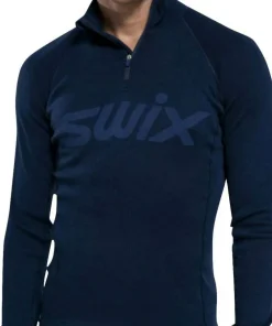 New Swix Men's RaceX Merino Half Zip Dark navy