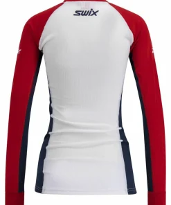 New Swix Women's RaceX Classic Long Sleeve Red/Bright White Swix Red/Bright White