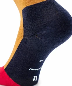 Hot Ulvang Hero Warm Crew Sock Cathay Spice / Chilli Red/ Navy Blue