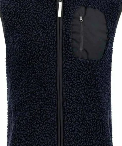 Best Ulvang Unisex Re Orbit Vest Wool Pile Navy Blue