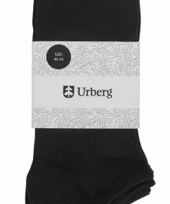 Discount Urberg Bamboo Shaftless Sock 3-Pack Black Beauty