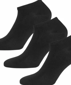 Discount Urberg Bamboo Shaftless Sock 3-Pack Black Beauty