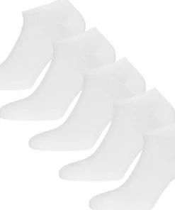 Hot Urberg Bamboo Shaftless Sock 5-Pack Bright White